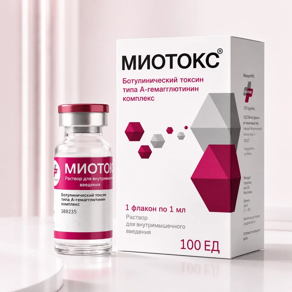 Флакон препарата Миотокс